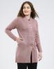 Monte Carlo Women Round Neck Full Sleeve Knitted Coat