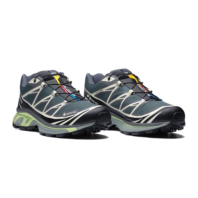 Salomon SNEAKERS XT-6 GTX Gore-Tex Performance Sneakers (L47581300) for Men and Women, Size 24.5cm - URBAN CHIC/BLACK