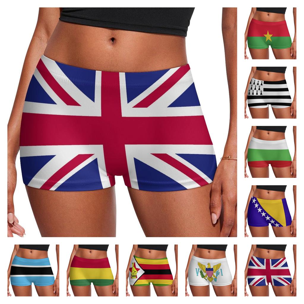 Women's Tight Athletic Shorts Workout Sports Shorts for Gym Running Yoga and Casual Wear