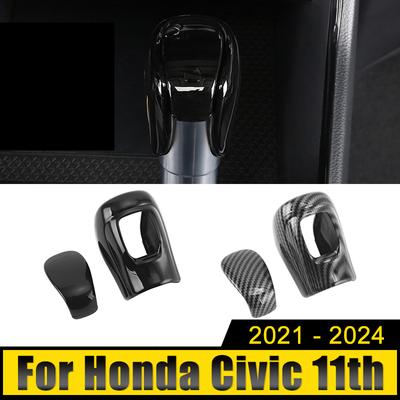 Accessori Auto Per Honda Civic 11a Generazione 2021 2022 2023 2024 ABS Copertura Pomello Leva Cambio Automatico Adesivo Decorativo
