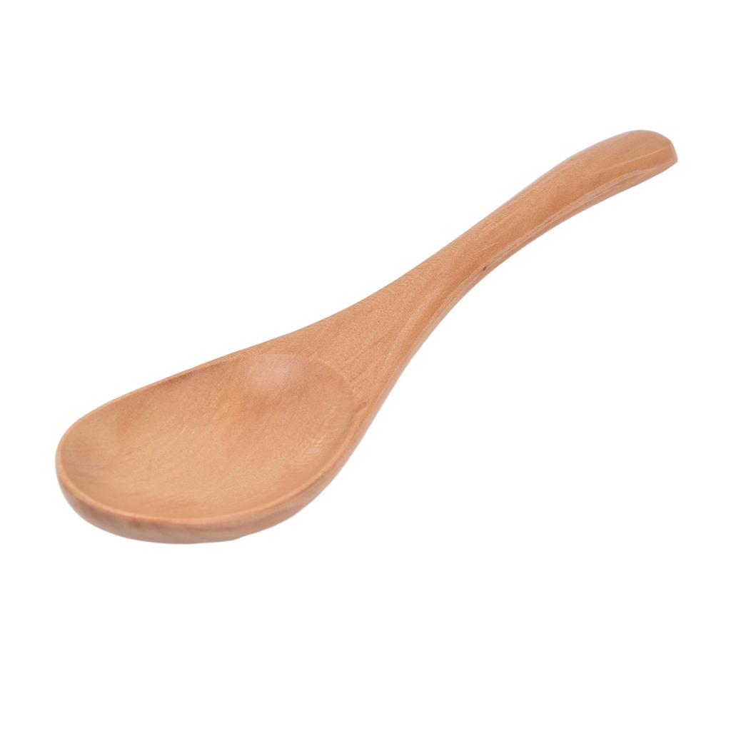 Mini Small Wooden Spoon Excellent Heat Resistance Kitchen Cooking Utensil Tool for Household16cm
