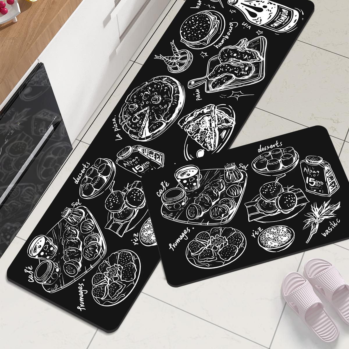 

Суперабсорбирующий кухонный коврик для пола Водонепроницаемый кухонный коврик Противоусталостный Нескользящий Коврик для комнаты Коврик для пола Моющийся 40CMx60CM