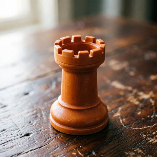 Chess Cart Pen Holder 3D Printed Chess Piece Desk Organizer Minimalist Makeup Brush Storage Cup for Home Office School Supplies