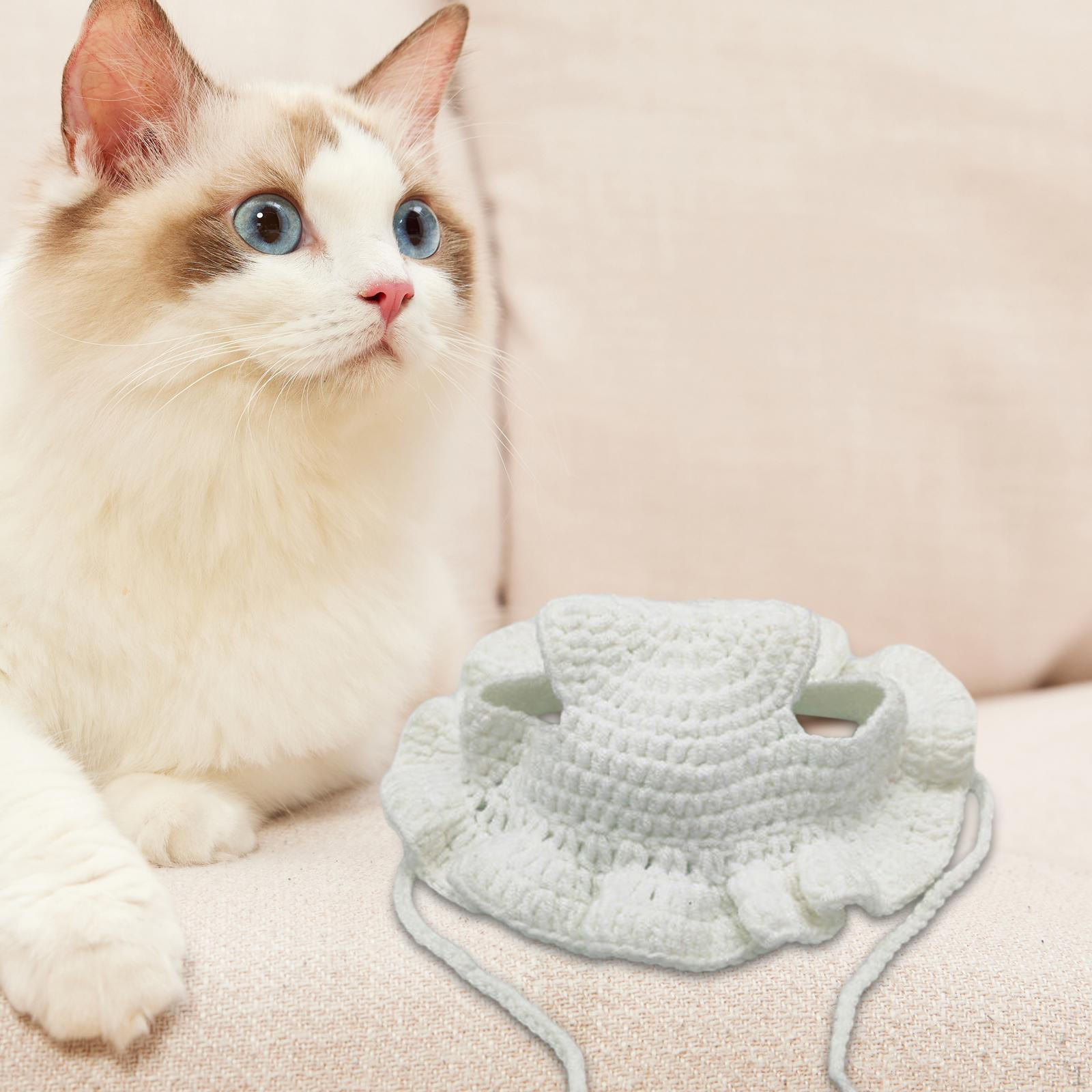 

Чарівний капелюх із мультфільмом Pet Party Costume Аксесуар для котів дрібних тварин White S