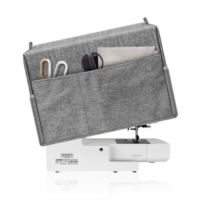 Home Dustproof Dust Cover For Sewing Machine With Pockets/Organizer Sewing Tool Knitting Embroidery Supply Organizer
