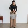 VITAFELICE Nylon Tote Bag Women's 2-Way (NSB-30284Z) (Light Gray)