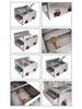 Friggitrice a gas a doppio cilindro con doppio schermo per patatine fritte e snack fritti
