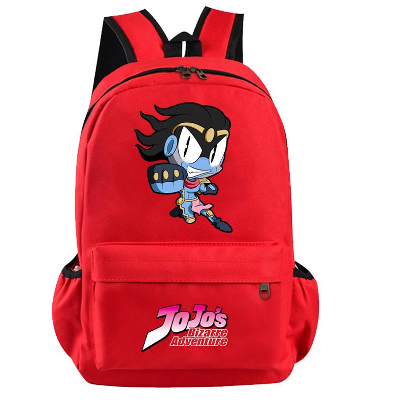 Anime Printed Adventure Backpack for Teen Gift School Bag Canvas Bookbag Girl Kawaii Rucksack Student Back To Schoolbag