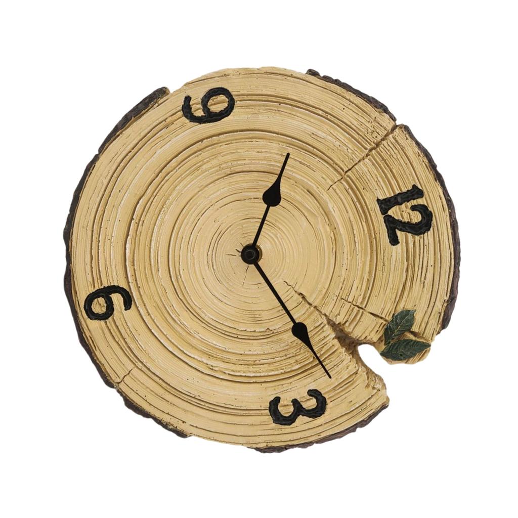 Outdoor Hanging Wall Clock Resin Shell Weather Resistant for Adventure Enthusiasts for Home Office Accurate Timing