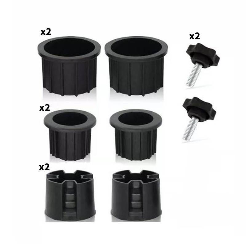 Plastic Umbrella Base Adapter With Screw Fixing For Solar Umbrella Stand And Support Pole