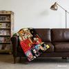 One Piece Anime Design Flannel Throw Blanket Super Soft And Warm For Bed Couch Sofa Bedroom Living Room Portable Cozy Home Decor