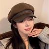 Autumn And Winter British Retro Newsboy Painter Hat Duckbill Beret Octagonal Hat