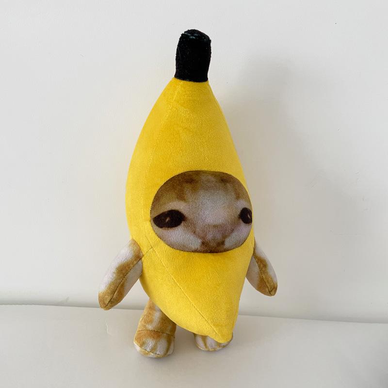 

17 см банановый кот кулон брелок плачущий счастливый банановый кот 17cm