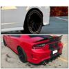 Rear Bumper Lip Diffuser Side Apron Spat PP Matte Black For 15-23 Dodge Charger