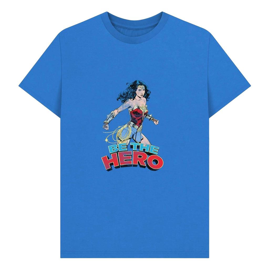 Wonder Woman Unisex Adult Be The Hero Baseball T-Shirt