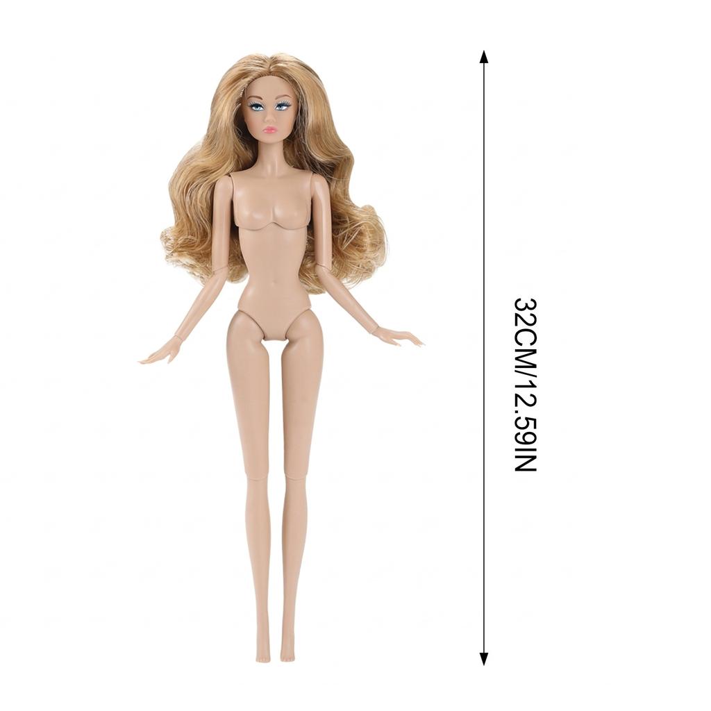 32cm PVC Fashion Doll Model With Dual Tone Nylon Hair And Flexible Joints For Photography Gift
