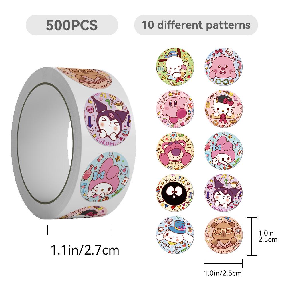 

500 листов/рулон декоративных наклеек с точками для герметизации и поделок