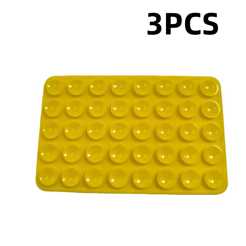 1/3Pcs Mobile Phone Silicone Sucker Pad Double Sided 40 Suction Cup Phone Holder Detachable Anti-slip Fixture