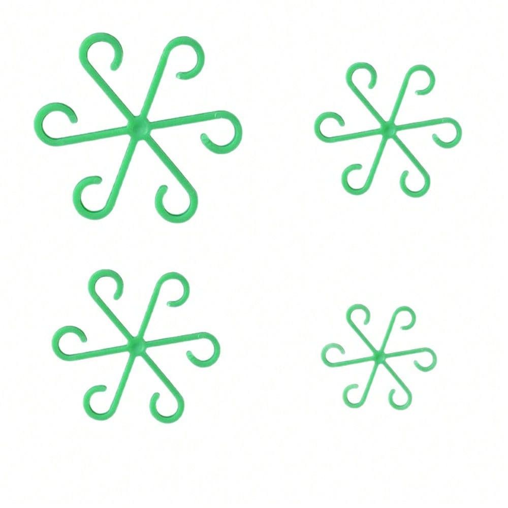 

4pcs of Monstera Support Holders, Anti-Tipping Frames, Spring Rain Branch Fixing Flower Pot Stands, Gardening Flower And Plant Support Structures Green