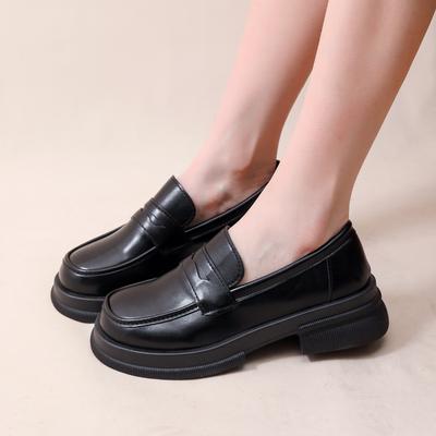 Fashion 2025New Japanese Style College Student Shoes Cosplay Lolita Shoes for Women/Girl Fashion Black/Coffee Uniform Platform Shoes