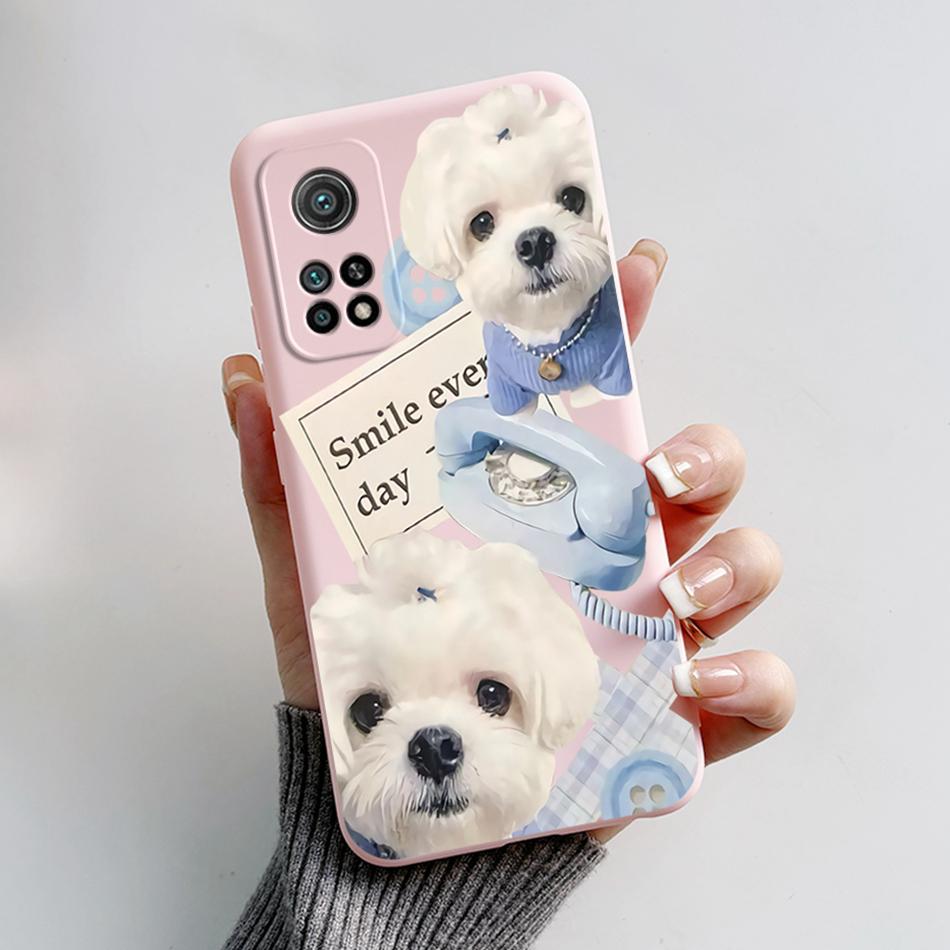 For Xiaomi Mi 10T 5G Phone Case 6.67'' Back Cover Fashion Astronaut Matte Liquid Silicone Shell For Xiaomi Mi 10T Pro 5G Fundas
