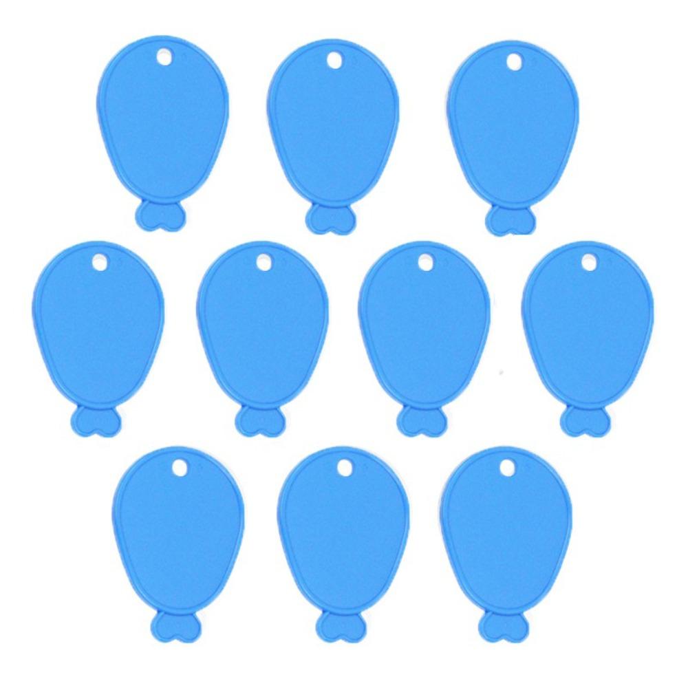 10pcs Cute Plastic Balloon Weights Bright Color Reusable Balloon Hanging Colorful Anti-floating Gravity Blocks Balloon