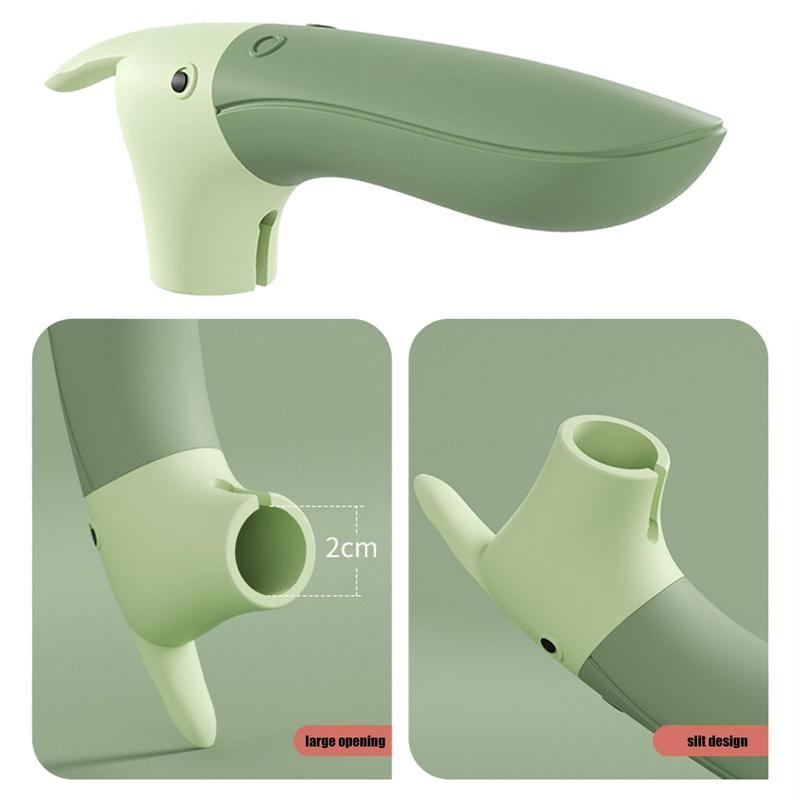 Anti-collision Soft Silicone Wrap Door Handle Cover Static-free Handle Sleeve  Safety Wall Protector For Bedroom Living Room