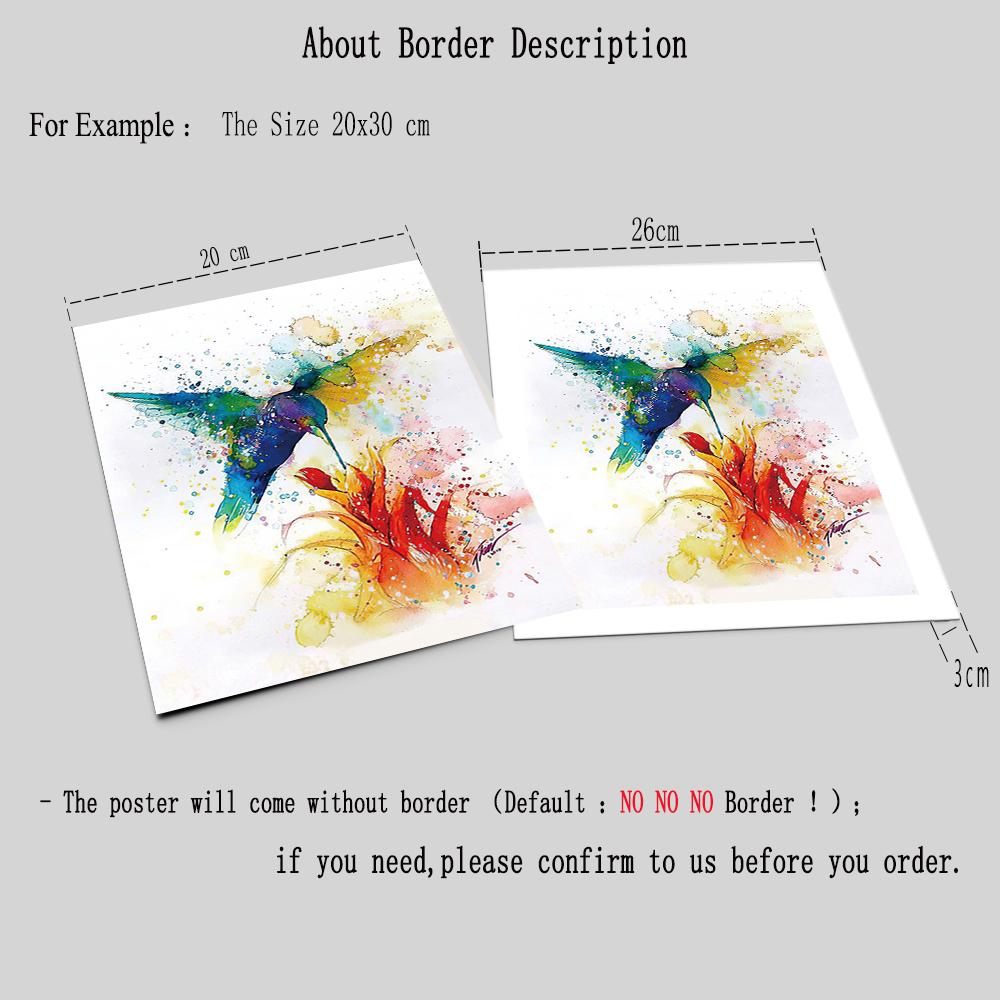 Kolorowy Abstrakcyjny Koliber Zbierający Nektar Plakat Grafika Ścienna Obraz na Płótnie Obraz Akwarelowy Obraz Salon Dekoracja Domu
