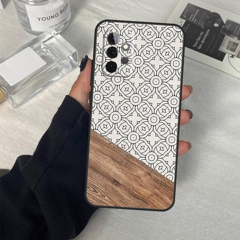 Boho Botanical Leaf Cow Cactus Case For Samsung Galaxy A56 A36 A16 A33 A13 A23 A52 A32 A12 A54 A34 A14 A53 A15 A35 A55 A17