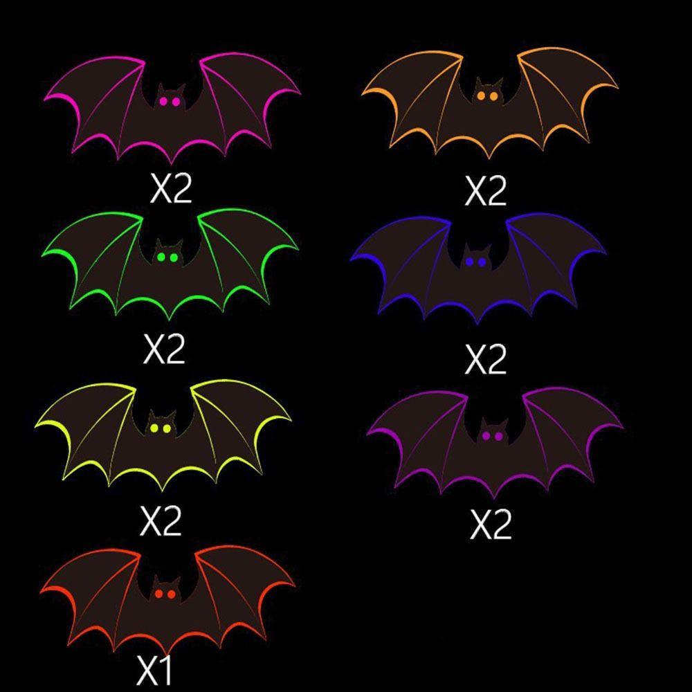 Spider Ghost Pumpkin Cake Insertion Card Paper Cake Flags Halloween Fluorescent Flag  Bar