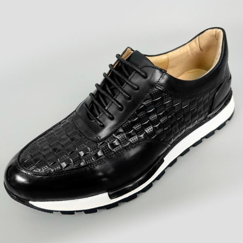 Fashion New Men's Shoes Comfortable Leather Handmade Shoes Non-slip Party Dress Men's Shoes Zapatos Hombre A28