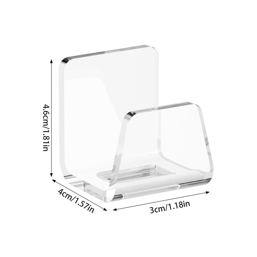 Kitchen Sponges Holder Acrylic Sink Drain Basket Drain Cleaning Brush Hook Wire Ball Rag Brush Sink Organizer Wall Hook