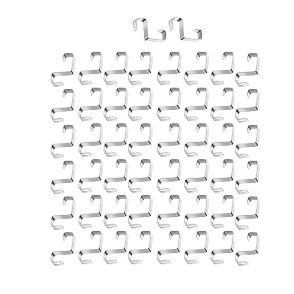 50 Pieces Small Gutter Hook Decoration for Securing Christmas Light On Eaves Gutters and Balconies Daily Casual Use