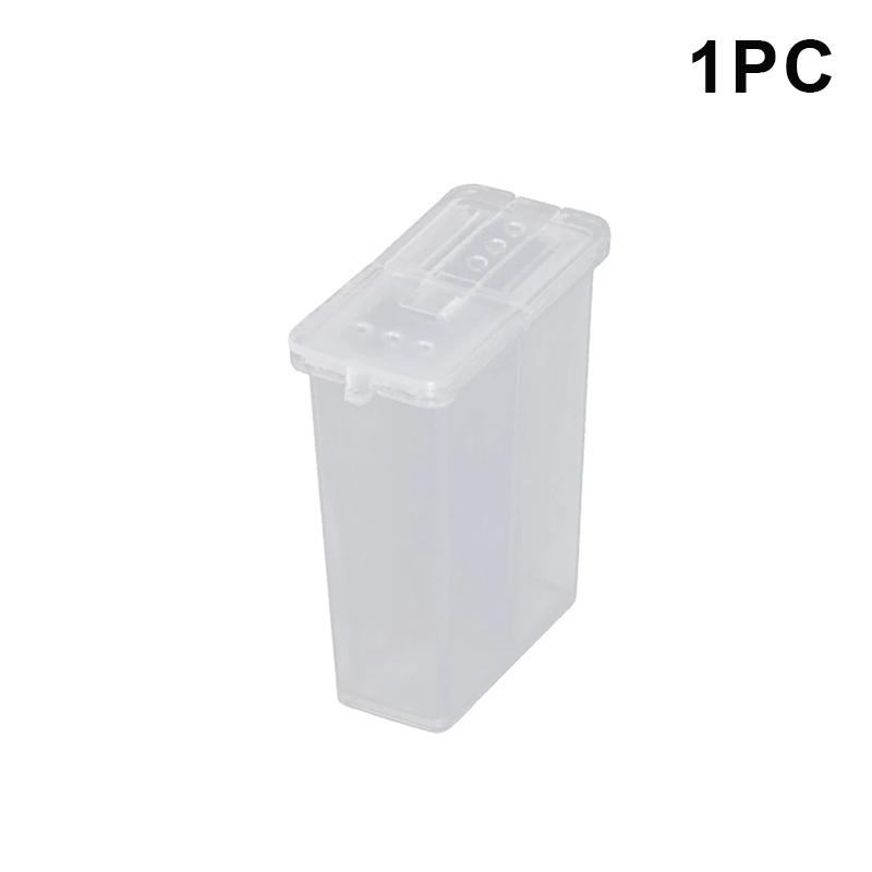

1/2/5Pcs 2 In 1 Plastic Seasoning Shaker With Lid 2 Compartment Salt Pepper Spice Jar Outdoor Camping BBQ Cooking Storage Box