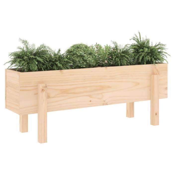 VidaXL Lit surélevé de jardin 101x30x38 cm bois de pin massif 825184