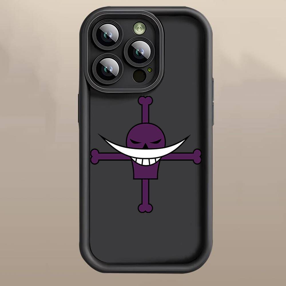 D-35 One Piece Logo Case for iPhone 15 14 13 12 8 Plus Samsung S24 S23 Ultra A04S A05S Huawei P40 P50 P60 Nova 11 Pro Max OPPO A17K Reno 10