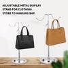 Curved Hook Bag Display Rack Adjustable Height Wig Hanger Thickened Jewelry Storage Shelf  Purse