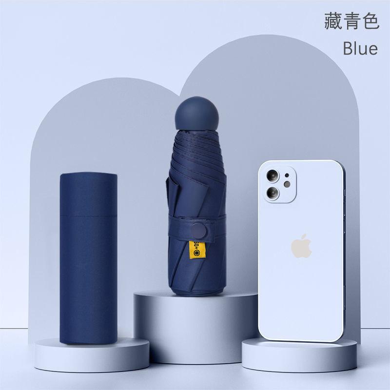 

50% Umbrella, Sunscreen And Uv Protection, Flat Mini Sun Umbrella, Weather And Rain, Women S Thickened Portable Sunshade Umbrella, Flat Umbrella.