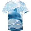 3D Digital Printing T-Shirt Teen Men's Short Sleeve Top Versatile Breathable