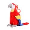 Parrot Plush Toy Keychain With Short Plush Material For Gift And Bag Decor