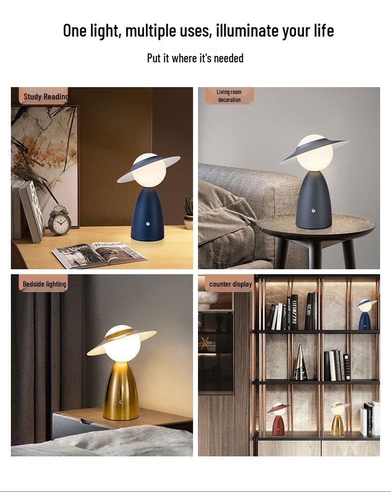Creative Knight Table Lamp for Cafes, Bars, Bedrooms, and Study Spaces