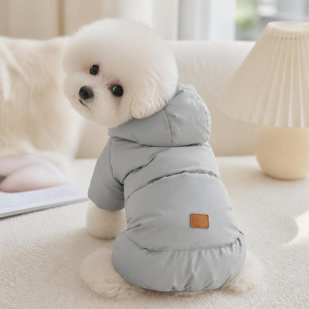 Plush Dog Hiking Jacket Windproof Dog Bodysuit Fashion Dog Vest Coat for Small Medium Dog