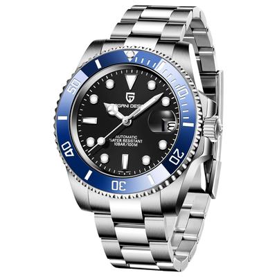 Zegarek wyprodukowany w Japonii, mechanizm SEIKO NH35, automatyczny zegarek nurkowy Submariner z wodoodporną ceramiczną ramką, biznesowy, do pracy