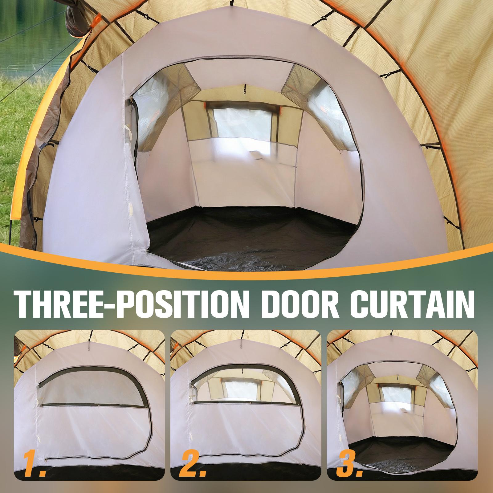 Oxford 2-Person Backpacking Tent Windproof Lightweight Tent Rainproof Waterproof Tent for Camping Outdoor United States