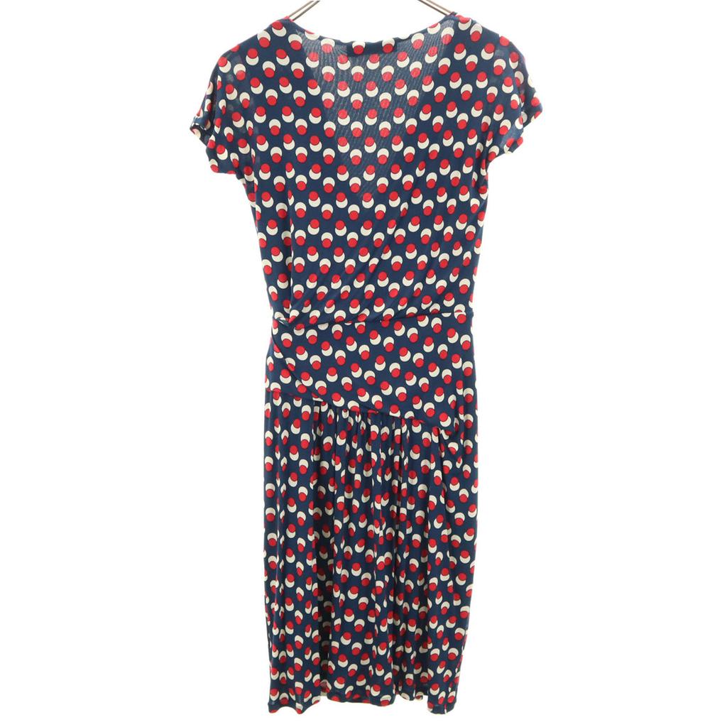 MAX MARA Overall handle French sleeve Knee-length dress S Navy Women Used