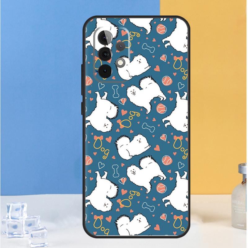 

Чехол для Samsung Galaxy A13 A33 A53 A36 A26 A05 A06 A16 A54 A34 A14 A32 A52 A55 A35 A15 A56 с изображением японского шпица Samsung A35