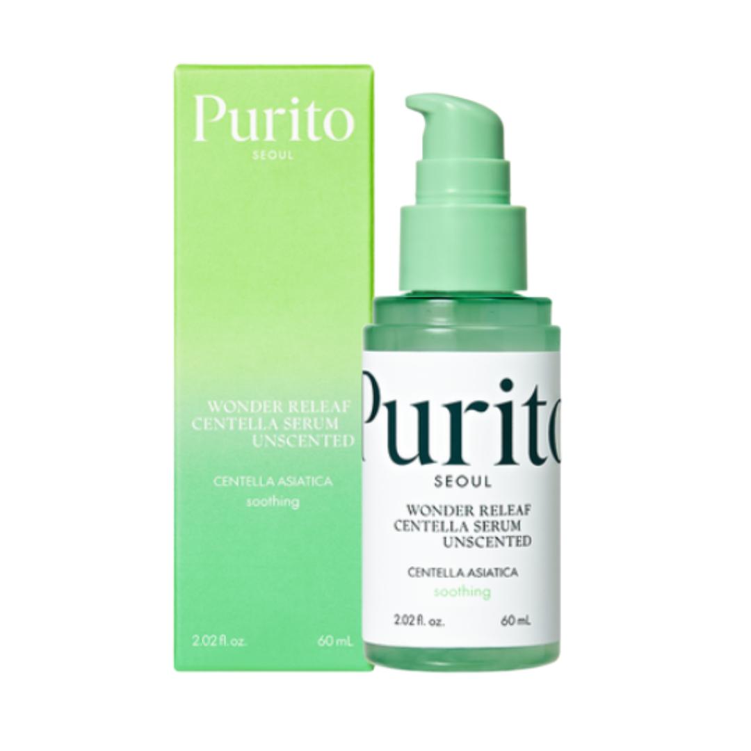 PURITO SEOUL Wonder Releaf Centella Serum Unscented Soothing Repair Serum 60ml
