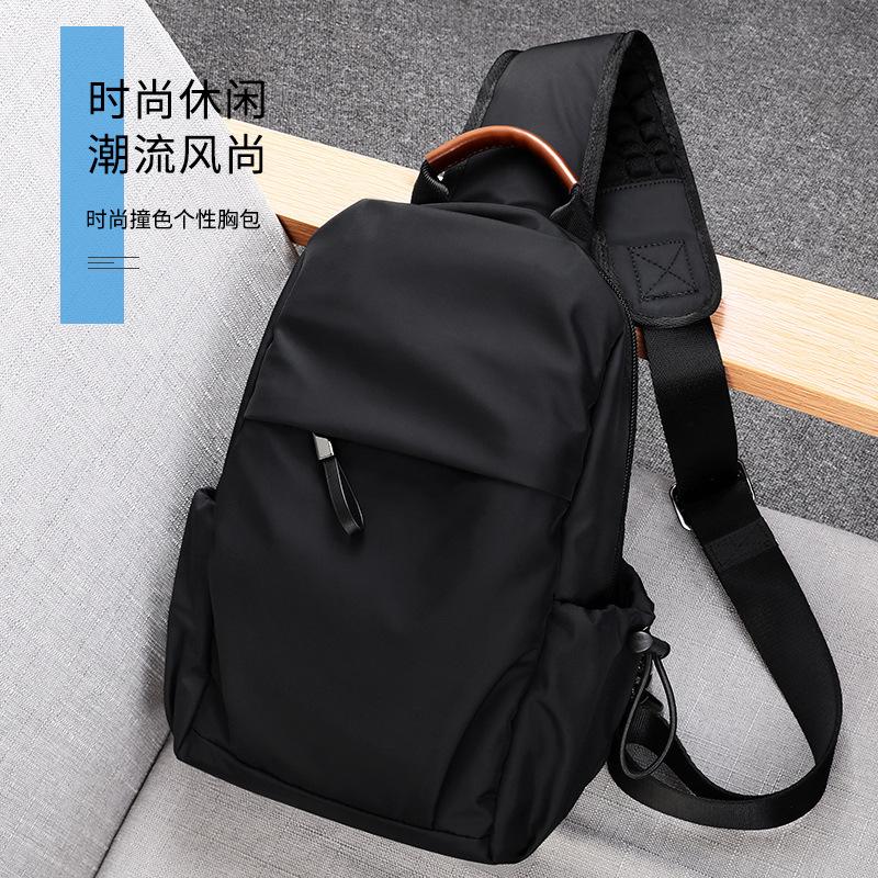 Chest Bag Backpack Large Capacity Casual Fanny Pack Shoulder Bag Sports Messenger Bag Men'S Bag