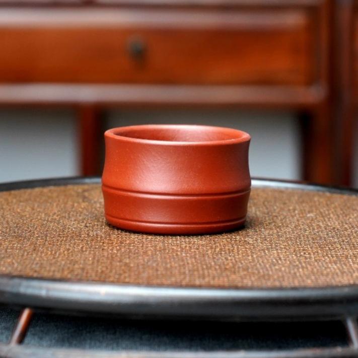 

2pc/lot Yixing Zisha Bamboo Knot Teacup Traditional Tea Bowl Jug Tea-tasting Fragrance Cup Jianzhan Master Cups Tea Set 80ml