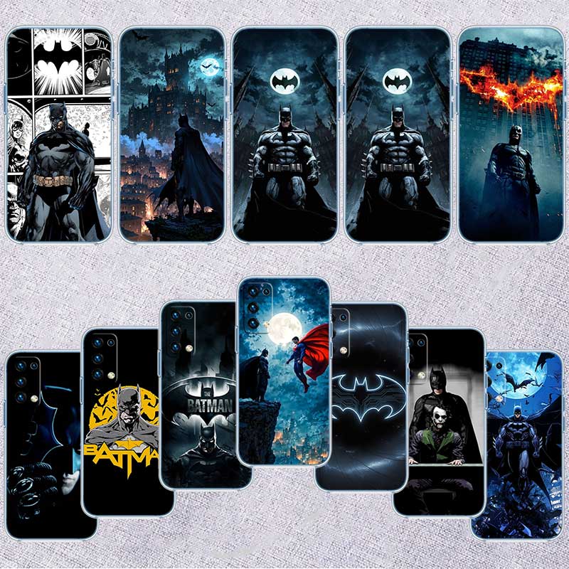 RE12 Batman Transparent Phone Case for LG K22 K30 K40 K40S K41 K42 K50 K50S K51 K51S K52 K61 K62 K71 K92 Q60 Q61 V40 V50 V60